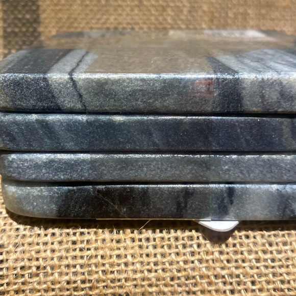 CONCEPTS Rounded Edge Marble Coasters - Picture 2 of 3